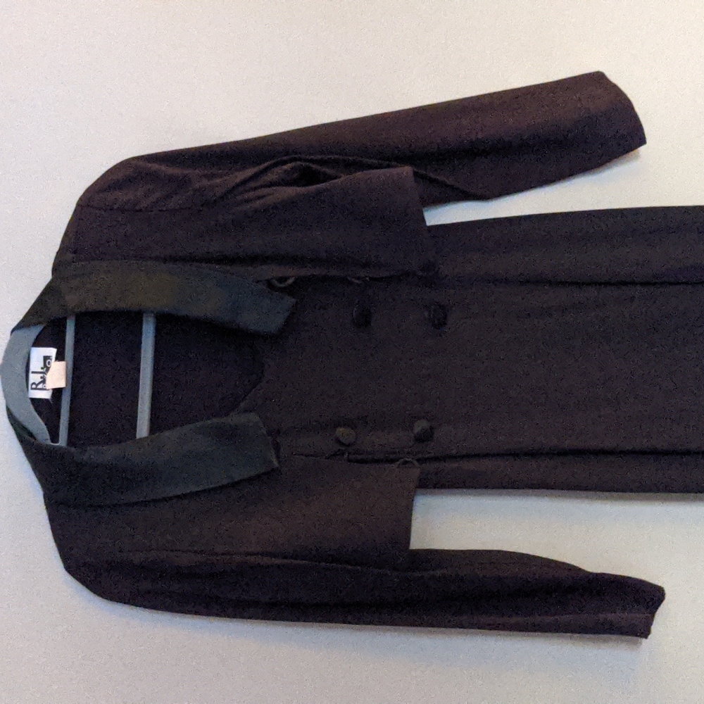 Vintage R. I. & Co. Full length Black Dress size 4